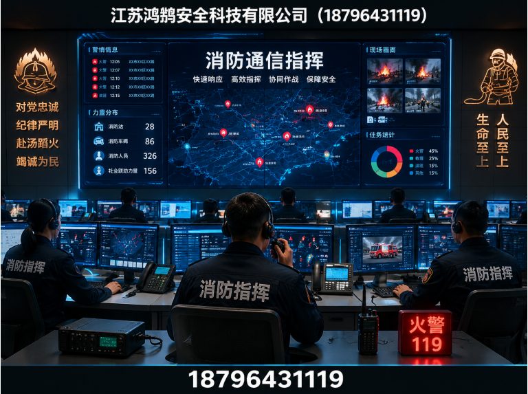 深圳应急指挥系统展示图
